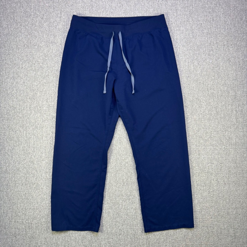 FIGS Technical Collection Scrub Pants Women XL Petite Navy NWOT 28 Inseam